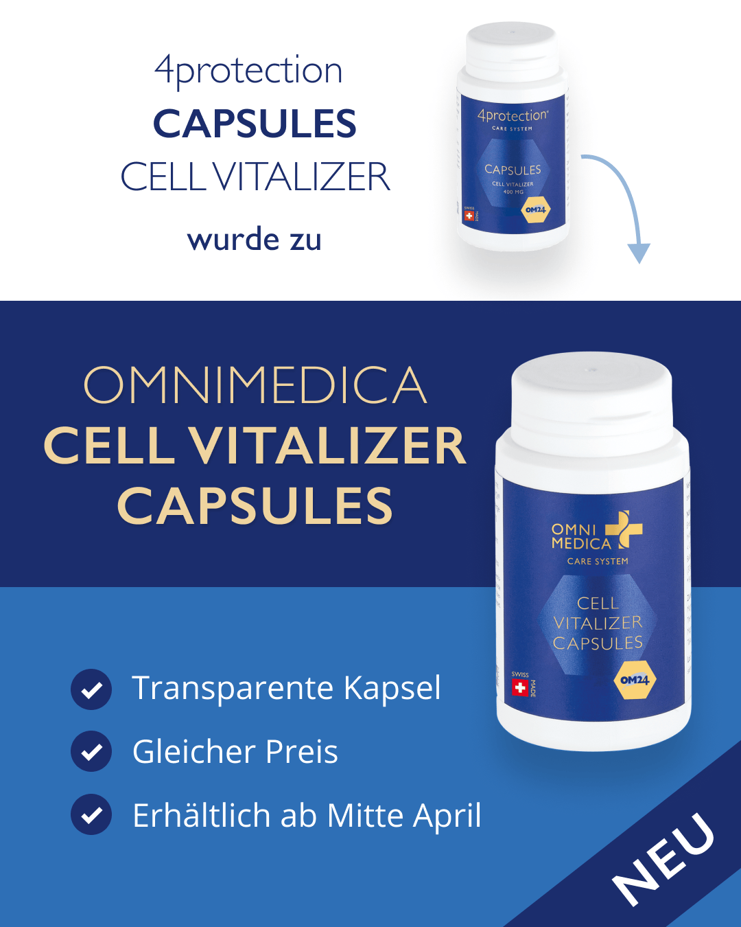 Cell Vitalizer Capsules, 50 St.